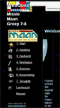 Mobile Screenshot of missie-maan-groep-7-8.webkwestie.nl