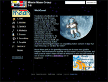 Tablet Screenshot of missie-maan-groep-7-8.webkwestie.nl