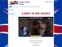 Tablet Screenshot of listen-to-the-music.webkwestie.nl